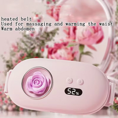 USB charging portable menstrual heating pad, menstrual abdominal and waist heating massage pad, electric heating waist belt