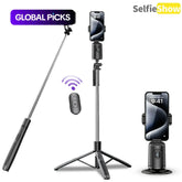 Smart AI Face Tracking Phone Tripod, Panoramic Tracking, 360° Pan & Tilt Auto-Follow Stabilizer for Vlogging, Live Streaming, Home and Outdoor Use