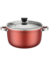 New Nonstick Marble Coated Stockpot With Two Handles, Thick Cookware For Home, Suitable For Stewing, Cooking Soup, Daily Use On All Stove Types