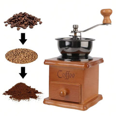Manual Coffee Grinder - Adjustable Gear And Ceramic Conical Burr Mill, Suitable For Home And Travel Use, Also Great For Back To School Student Supplies