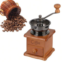Manual Coffee Grinder - Adjustable Gear And Ceramic Conical Burr Mill, Suitable For Home And Travel Use, Also Great For Back To School Student Supplies