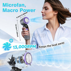 【DealsForYouDays】Portable Handheld Turbo Fan, 5-Speed High-Speed Mini Personal Fan