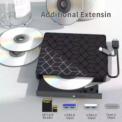 7-in-1 USB 3.0 & Type-C External DVD Drive