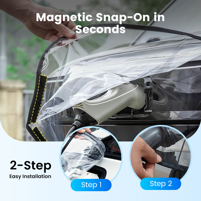 Magnetic Waterproof EV Charging Port Cover